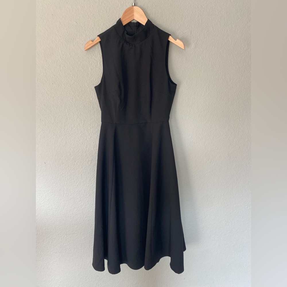Lulu's Black Halter Sheath Midi Dress